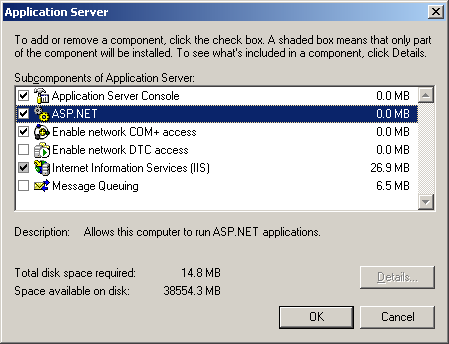 Application Server Details